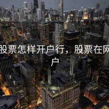 网上股票怎样开户行，股票在网上开户