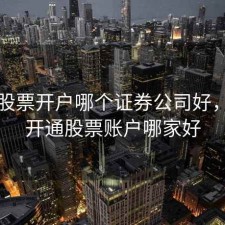 网络股票开户哪个证券公司好，网上开通股票账户哪家好