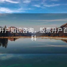 股票开户知识咨询，股票开户百度百科
