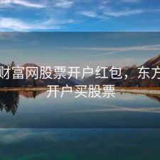 东方财富网股票开户红包，东方财富开户买股票