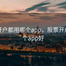 股票开户都用哪个app，股票开户用哪个app好