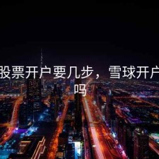 雪球股票开户要几步，雪球开户收费吗