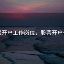 股票开户工作岗位，股票开户任务