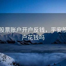 平安股票账户开户反钱，平安股票开户花钱吗