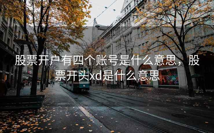 股票开户有四个账号是什么意思，股票开头xd是什么意思  第1张