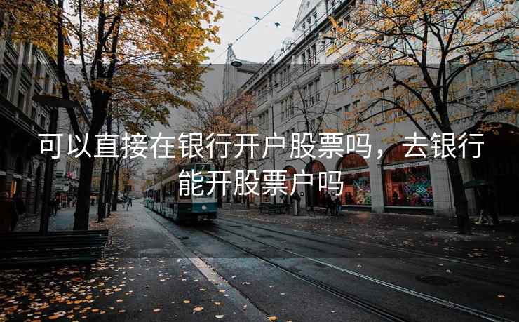可以直接在银行开户股票吗,去银行能开股票户吗 第2张 可以直接在银行开户股票吗,去银行能开股票户吗 第2张